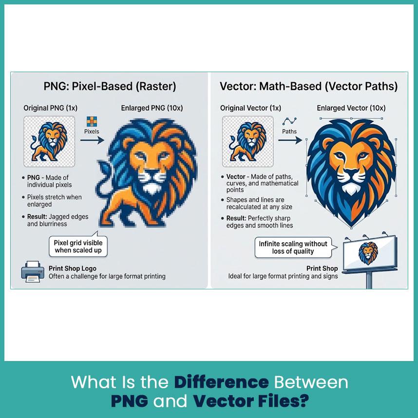 What is the Difference Between PNG and Vector Files?