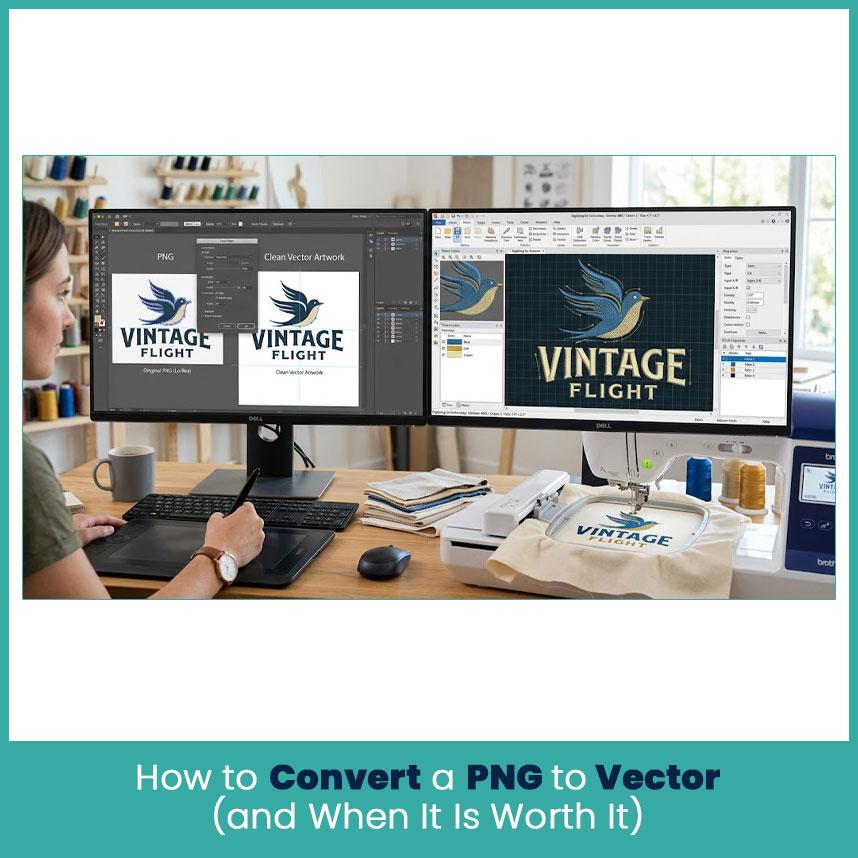 How to Convert a PNG to Vector (and When It Is Worth It)